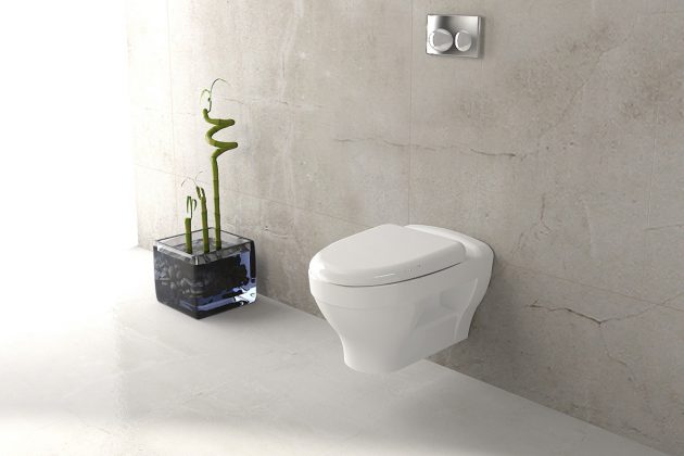 توالت فرنگي گلسار مدل والهنگ کلین 54 درجه۱