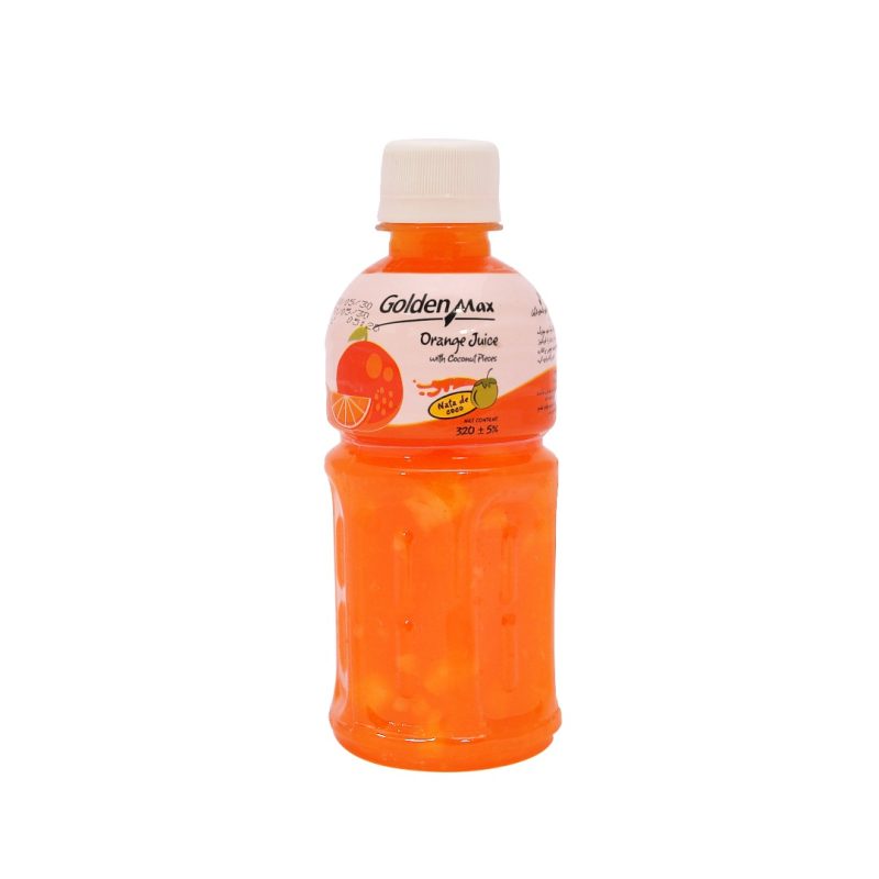 نوشیدنی پرتقال با تکه های نارگیل آرکا 330 میل گلدن مکس