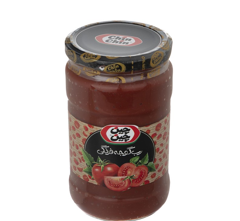خرید عمده رب گوجه فرنگی با طعم خانگی ۷۰۰ گرم چین چین