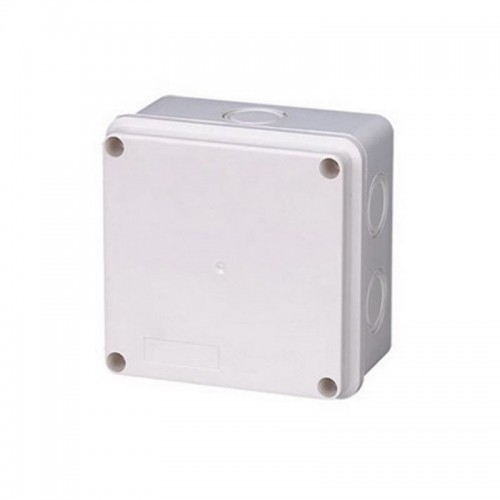 جعبه تقسیم (تیپA)IP44 سایز 10*10 سفید صنايع روشنایی ممتاز 