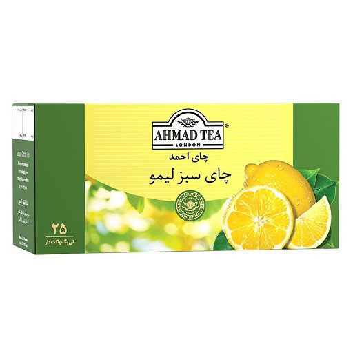 چاي کيسه اي ليمو ترش 25 عددی لفافدار احمد