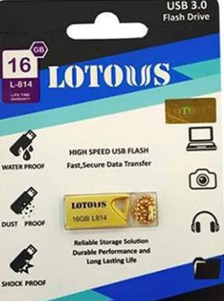 خرید عمده فلش مموری لوتوس 16G گیگ L814 USB3