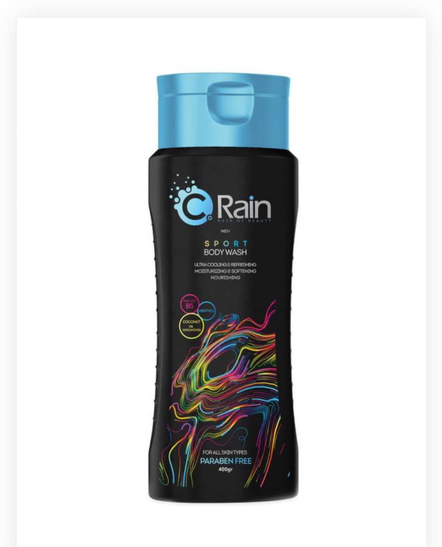 خرید عمده شامپو بدن اسپرت آقايان خنك كننده 400 گرمي C-Rain