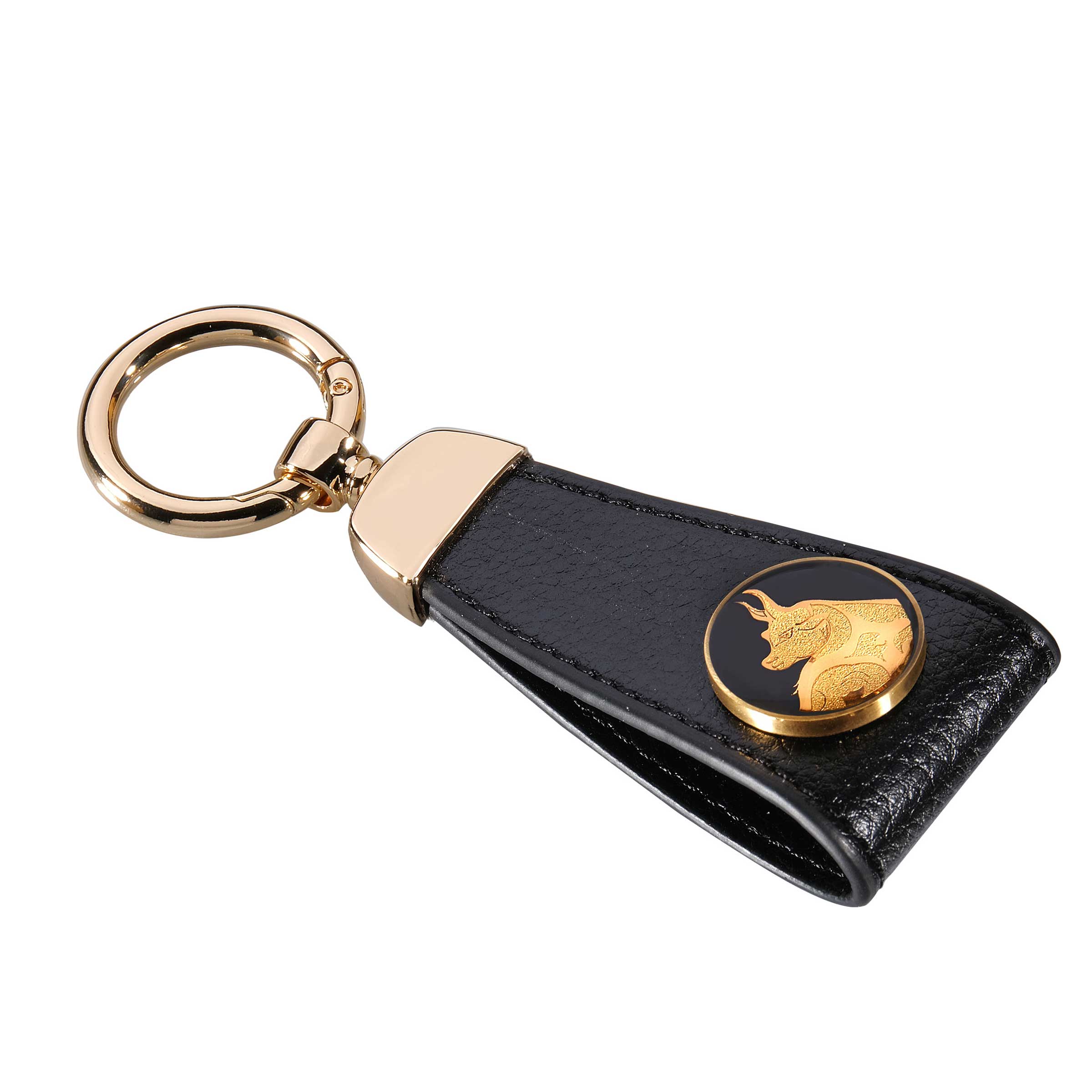 Jasouichi leather and 24 carat gold leaf with the symbol design of May