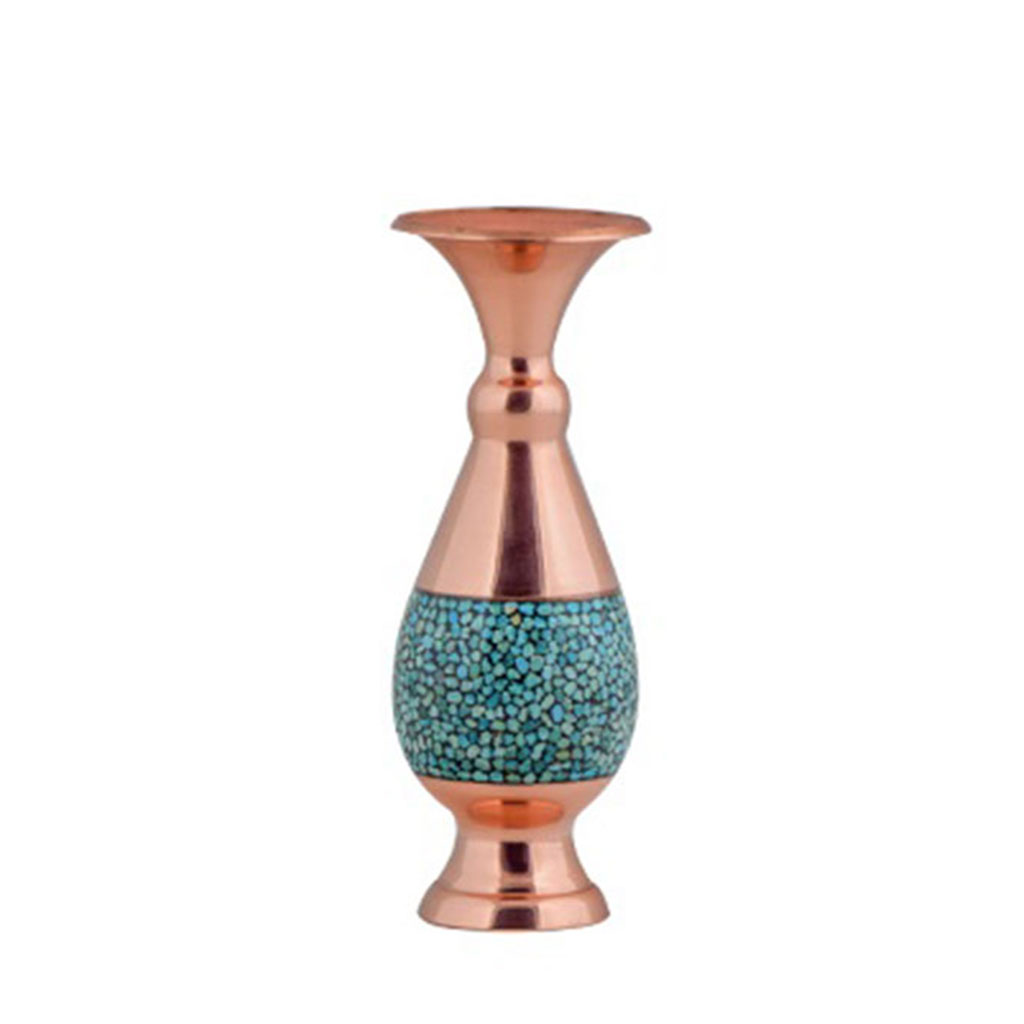 Turquoise vase, explicit model, 16 cm