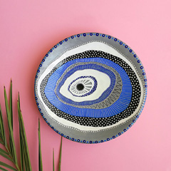 wholesale Hand-painted eye plate