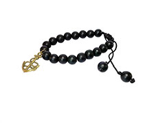 wholesale Bead bracelet with brass anchor design