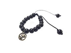 wholesale Bead bracelet with brass bird design