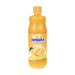 wholesale Sun Quick orange syrup volume 840 ml