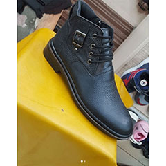 wholesale Men's leather boots with buckles