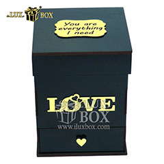 خرید عمده جعبه گل چوبی لوکس باکس کد LB 200 