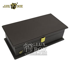 خرید عمده جعبه نفیس چوبی لوکس باکس کد LB 107 _ B K 