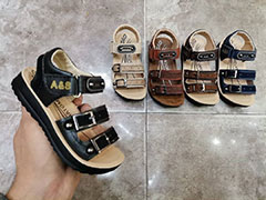 wholesale Sandals with two buckles for children, size 31_35