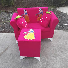 wholesale Double sofa set with strawberry cushion, model 1