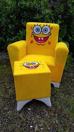 wholesale Sponge Bob sofa and table set for one person