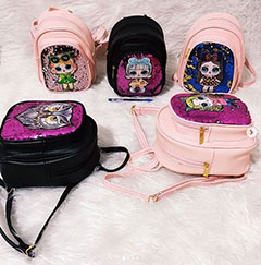 wholesale Children's sequined backpack model 1
