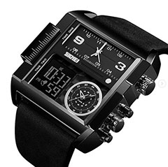خرید عمده ساعت مردانه SKMEI 3 Time مدل 1391