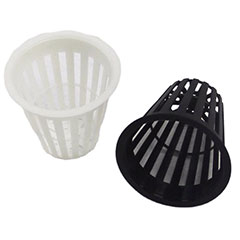 wholesale New food-grade PP&UV Hydroponic Plant Net Pot 55mm 2 Inch Mesh Plastic cup Hydroponic Basket Suppliers