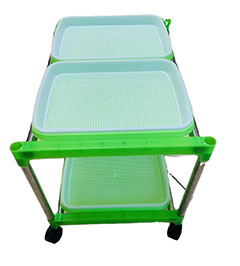 wholesale HOT SALE Plastic Nursery Pot Seed Sprouter Tray Vegetable Seedling Tray Sprout Plate