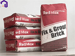 خرید عمده چسب پودری ردمکس Red Max چسب مخصوص آجرنما 15 کیلویی