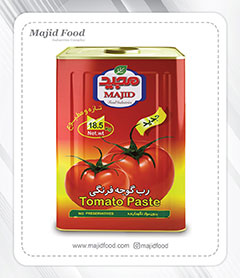 خرید عمده رب گوجه حلب 18 بزرگ صنایع غذایی مجید