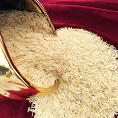 خرید عمده برنج دانه بلند طلایی سلا باسمتی 1121 با بهترین کیفیت