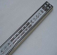 wholesale Seven Ceram Band Tile Design DSC04997 Silver 4*60 