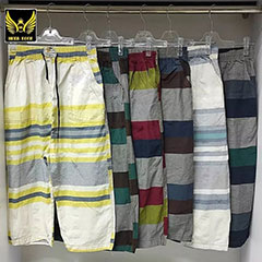 wholesale Striped cotton shorts
