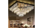لوستر کریستالی مدرن مربع کاردی50*50سانتیمتر - Image 3