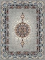 فرش 6 متری طرح 722218 رنگ طوسی - Image 2