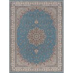 فرش 12 متری طرح 802079 رنگ آبی - Image 2