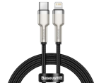 کابل لایتنینگ به تایپ سی بیسوس Baseus Cafule Metal Type-C to Lightning PD Cable 20W 1m - Image 3