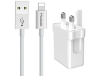 شارژر دیواری دو پورت و کابل لایتنینگ مک دودو Mcdodo CH-5720 Dual USB Travel Charger Set UK - Image 2
