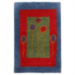 گبه دستباف نیم متری شیراز کد 152149 - Image 3