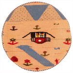 کوسن گلیم گبه دستباف قشقایی کد 156145 - Image 3