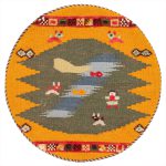 کوسن گلیم گبه دستباف قشقایی کد 156142 - Image 3