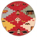 کوسن گلیم گبه دستباف قشقایی کد 156139 - Image 3