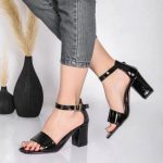 کفش زنانه پاشنه دار دور مچ بند دار - Image 3