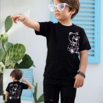 تیشرت پسرانه مشکی طرح چاپی - Image 2