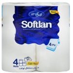 دستمال توالت 4 قلو PTP (stax) سافتلن - Image 2
