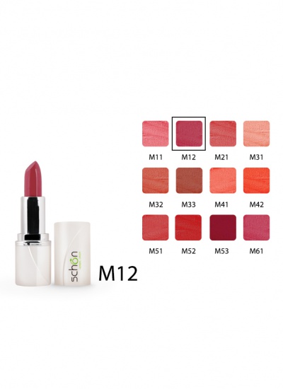 826889 رژ لب جامد نيمه مات ولوت M12 برند شون - Image 1