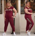 تیشرت شلواررنگی پلنگی قواره دار - Image 2