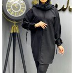 مانتو مازراتی سرآستین بنددار - Image 3