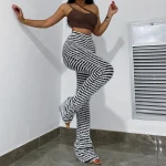 شلوار زنانه راه راه casual - Image 2