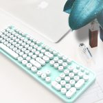 کیت مینی کیبورد رنگی و موس بی سیم Sweet - Image 3