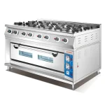 اجاق گاز تجاری 8 شعله گاز  استیل ضد زنگ ساخت چین - Image 3