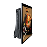 تجهیزات نمایشگر LCD جدید 21.5 اینچی بیلبورد تبلیغاتی قابل حمل مناسب برای پیاده روی در فضای باز ، محصول چین - Image 3