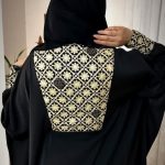 مانتو عبای مجلسی   از جنس کرپ الیزه مدل حسنی - Image 3