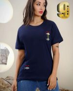 تونیک پایین چاکدار & جیبدار دارای رنگ بندی فری سایز - Image 3
