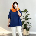 شومیز آستین سنتی دارای رنگ بندی سایز ۳۸ تا ۴۶ - Image 3